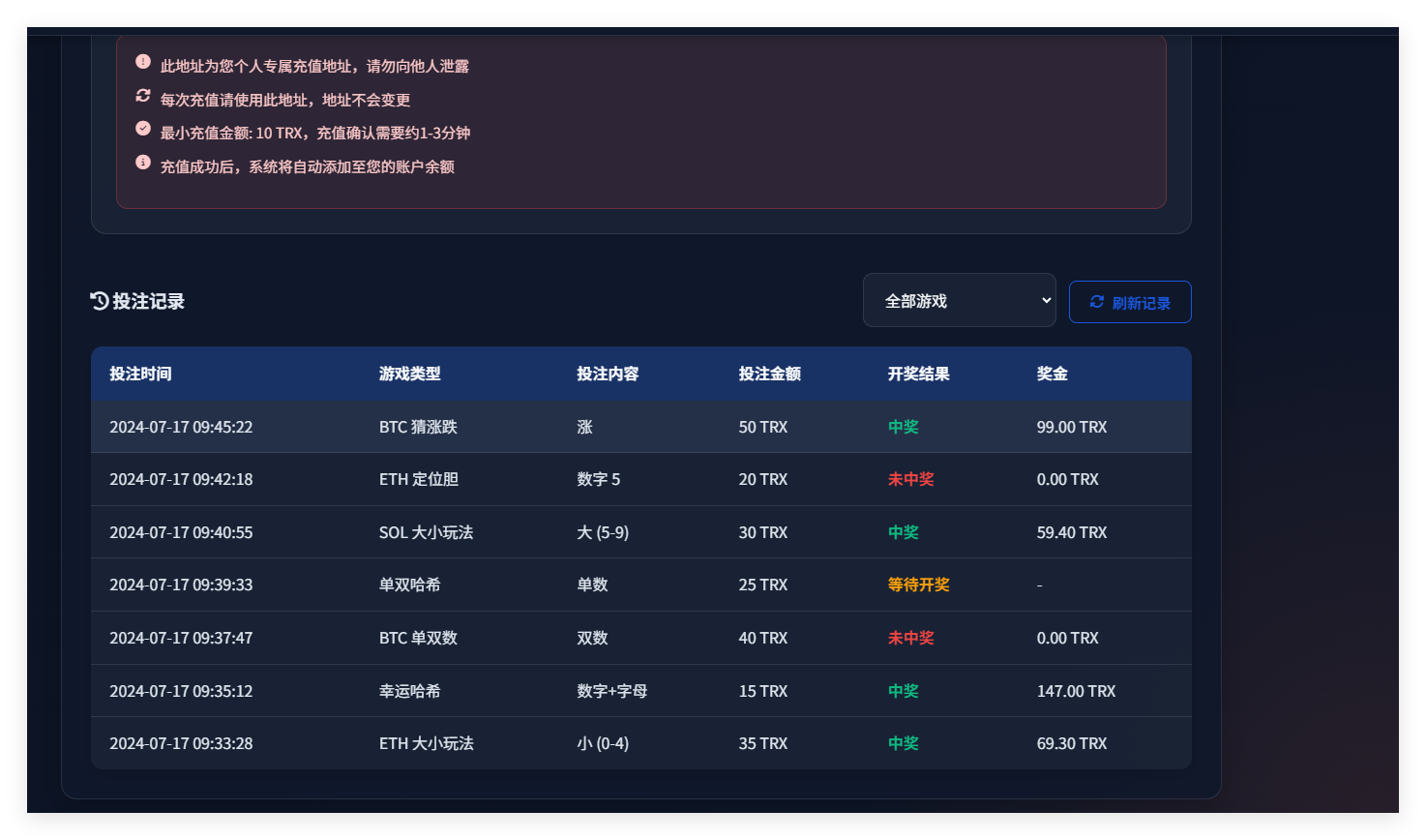 多语言哈希竞猜平台/返水/动态赔率调整/多链支付/裂变推广